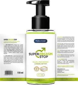 Żel na opóźnienie wytrysku, dłuższy sesk -Super Orgasm Stop - Żel 150 ml