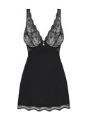 Bielizna-Luvae babydoll i stringi Czarny L/XL