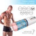 HIT !! Wibrujący masturbator z funkcją ssącą oraz efektami dźwiękowymi-Vibration 7, 7 Sucking modes, Hand
