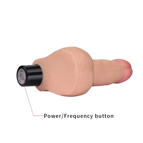 8" REAL SOFTEE Vibrating Dildo